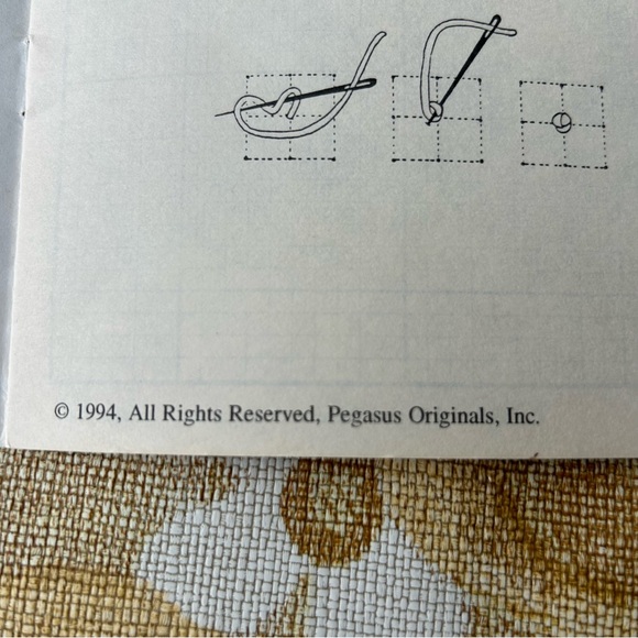 Lot of 2 Vintage Cross-Stitch Pattern Books Annie’s Seashells & Earth Awakens - Picture 8 of 9